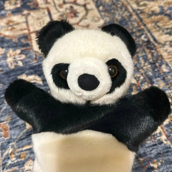 Hand Puppet Panda Plush Toy Children’s Toy Fan Fan’s House g52 - Picture 1 of 4
